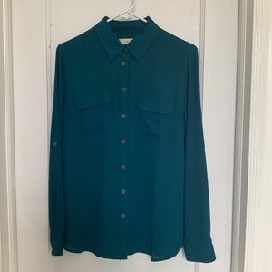 LOFT button down shirt M